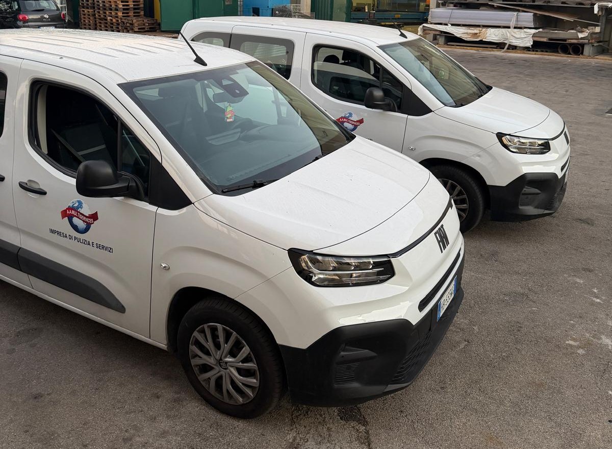 I furgoni aziendali A.A.Multiservices